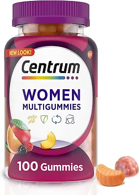 Centrum Womens Multigummies - Assorted Fruit 100 Gummies Exp 06/2024 • $9.99