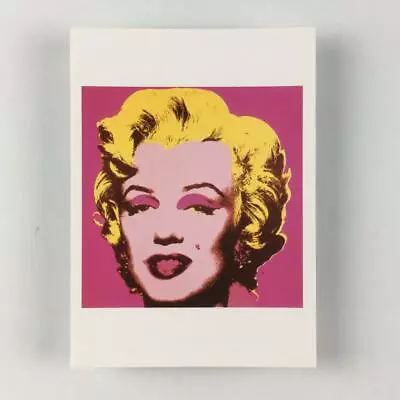 Andy Warhol Pink Marilyn Monroe Portrait Notecard Greeting Card • $15.99