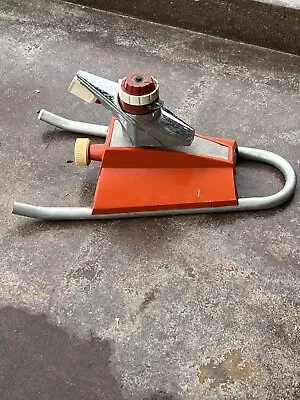 Vintage Orange Chrome Lawn Sprinkler • $49.99