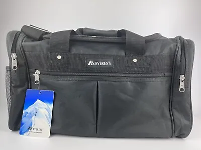Everest Duffel Bag 1015L-BK 25 Inch 600 Denier Polyester Travel Gear Black NEW • $17.99