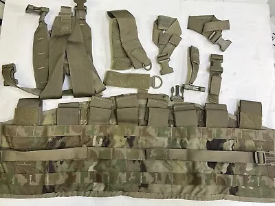 USGI US Army OCP Multicam Molle II Tactical Assault Panel TAP Chest Rig Vest VG • $74.85