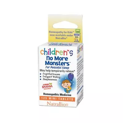 No More Monsters Banana 125 Tabs By Herbs For Kids • $13.49