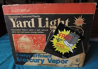 Electripak Mercury Vapor Yard Light 175 Watts - On At Dusk - Off At Dawn - NEW • $199
