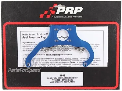 PRP 1668 Fuel Pressure Regulator Bracket Mallory / Dominator • $45.99