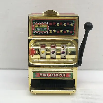 VTG Waco Golden Jackpot Mini Slot Machine Mechanical Toy Made In Japan AS IS • $18