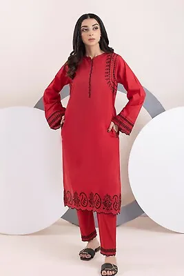 Lakhany 02 Piece Ready To Wear Embroidered Shirt & Trouser - LSM-3056 • £26.99
