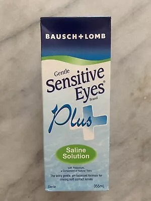 Bausch And Lomb Gentle Sensitive Eyes Plus Saline Solution • $10