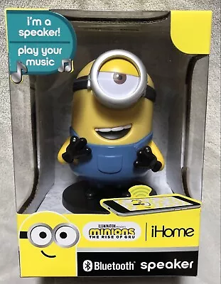 NEW IHome Minions The Rise Of Gru STUART Bluetooth Wireless Mini Speaker  • $22.99