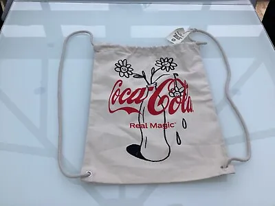 NEW GENUINE COCA COLA MERCHANDISE 2023 DRAWSTRING BAG £2.50 - Reduced • £2.50