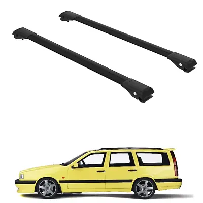 Roof Rack Cross Bars To Volvo 850 Wagon/Estate 1992-1997 Black Set 2 Pcs • $115