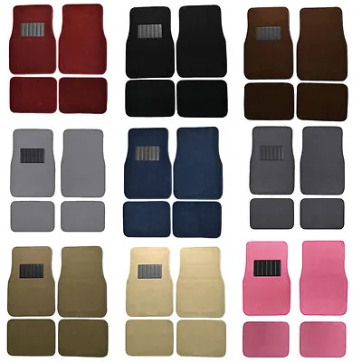 New 4pcs Set Universal Fit Car Truck Front Rear Vinyl Heel Pad Carpet Floor Mats • $20.73