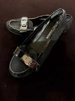 Michael Shannon Women's Black Leather Upper 9M Dress Flat NWOT • $19.98