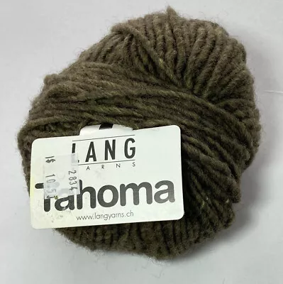 $11 • Buy Lang Yarns Tahona 50% Merino 25% Alpaca 25% Acrylic Yarn Ball #98 Green 50g 74m