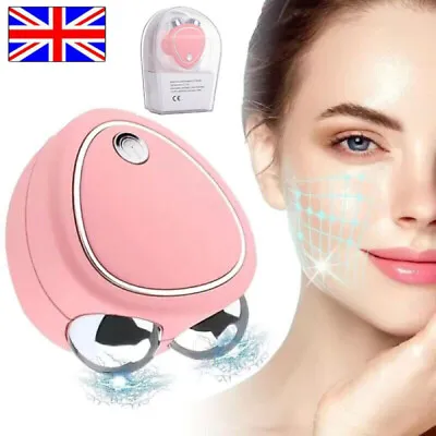 EMS Microcurrent Sonic Face Skin Tightening Lifting Device Facial Beauty Machine • £10.65