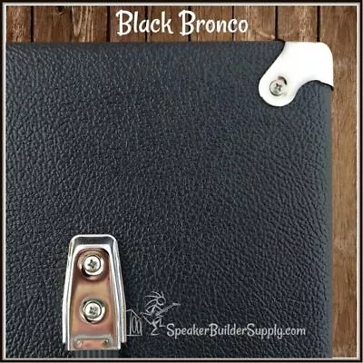 Black Bronco Tolex ~18  WIDTH (per Yd) • $9.79