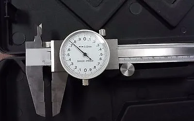 150mm PRECISION STAINLESS STEEL METRIC  DIAL CALIPER 0.02mm Grad. #103-755-new • $22