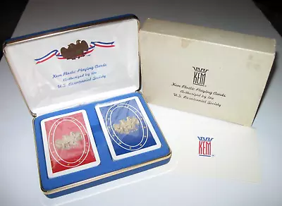 Rare Vtg KEM 1776-1976 US Bicentennial Eagle Sealed Double Deck Playing Card Set • $49.99