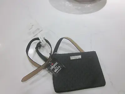 Michael Kors Macy's Adjustable Belt Bag Purse Black Small • $24.50