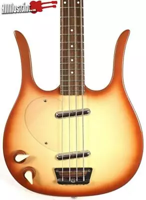 Danelectro 58 Longhorn Short-Scale Copperburst Left-Handed Electric Bass • $499.95