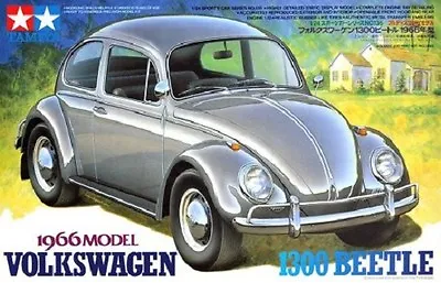 Tamiya 24136 1/24 Scale Model Car Kit VW Volkswagen 1300 Beetle '66 Classic • $28.28