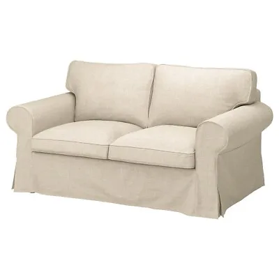 Ikea Ektorp Cover For 2-Seat Sofa (loveseat) Kilanda Light Beige 305.653.56 • £125