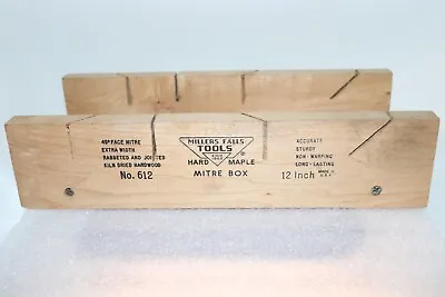 Vintage Millers Falls No.612 Hard Maple Miter Box • $25.49