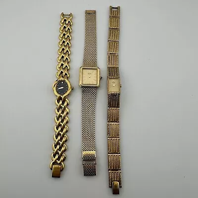 Lot Of 3 SEIKO Vintage Ladies Quartz Watch’s Old Watch Lot • $0.99