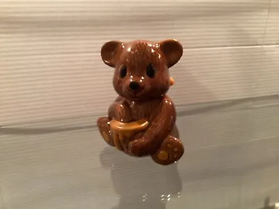 Vintage Ceramic Bear Honey Pot With Dipper • $15