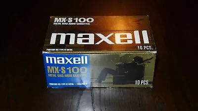 Lot Of 10 - Maxell MX-S 100 Metal Bias Cassettes - Brand New - NOS - Free Ship • $269.95