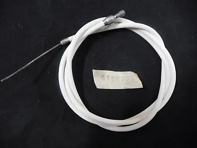 Vintage Raleigh Or Phillips Bicycle Brake Cable Rear White RIBBED 107cm/116cmNOS • $35.98