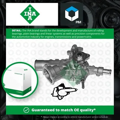 Water Pump Fits VAUXHALL CORSA C D 1.4 03 To 14 Z14XEP Coolant INA 1334145 New • £45.92