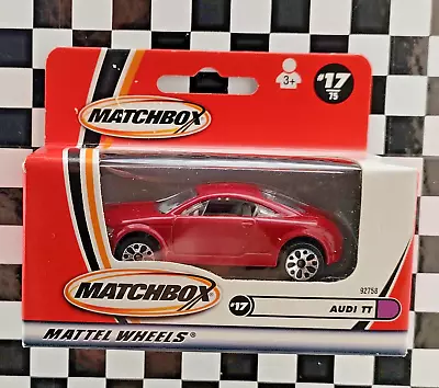 2001 Matchbox #17 (92758) Audi TT - Red  (Prestige Performers 2/5)   Sealed Box • £9.95