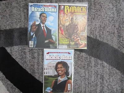 Comics & Graphic Novels. Barack & Michelle Obama Comic Book Lot Of 3 BRAND NEW • $16.99