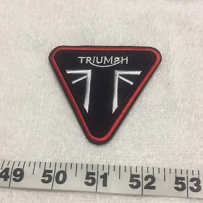 Triumph Motorcycles Logo Triangle Iron On Patch New • $4.99