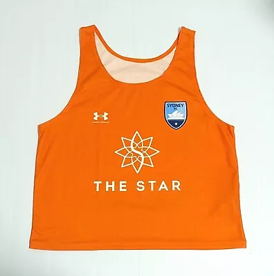 Sydney FC Under Armour A-League Training Singlet Bib Football Soccer • $29.99