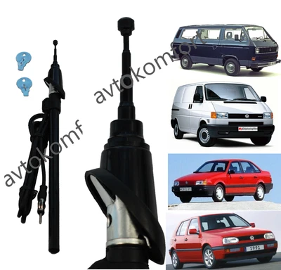 £7 • Buy Telescopic Fender Antenna FM Radio Car Aerial For VW Golf3 Transporter T3 T4