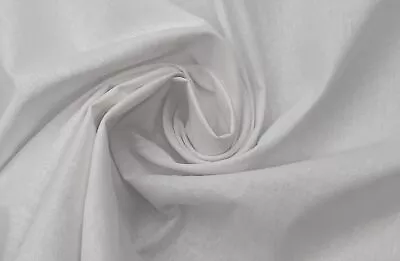 £3.99 • Buy Polycotton White Twill Curtain Lining, 254cm EXTRA WIDE New Perfects, 115 GSM