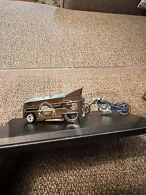 Hot Wheels 2004 Sturgis Vw Drag Bus And Chopper Set Guy • $75