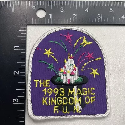 The 1993 MAGIC KINGDOM OF F.U.N. FUN Castle Patch From Girl Scouts I Think 92NF • $5.95