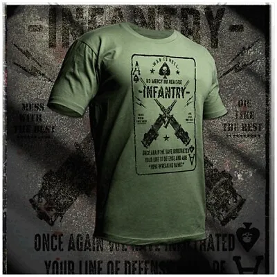 $19.99 • Buy Infantry T-shirt 50 Calibers Crossed Combat Specialist Infantryman Combat Vet 
