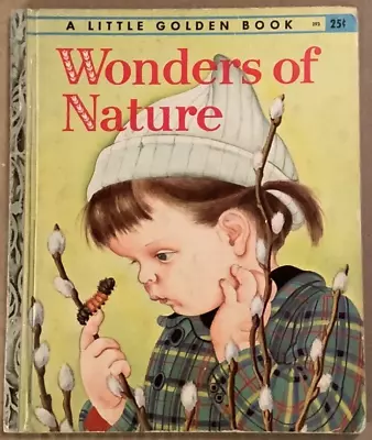 VG 1957 HC Little Golden Book First  A  Edition Wonders Of Nature Eloise Wilkin • $10.95