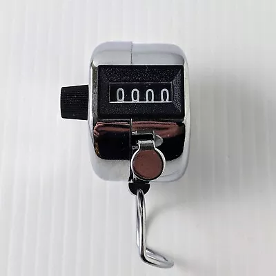 Vintage Sportline Sports Counter Tally Clicker Mechanical Handheld 0000 To 9999 • $7.19