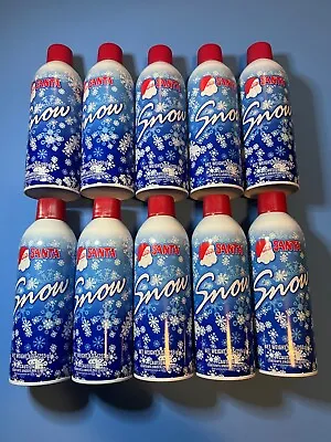 $44.95 • Buy 10 Pack - Santa Snow Aerosol Spray 9 Oz. Cans Wedding Craft Christmas Decorating