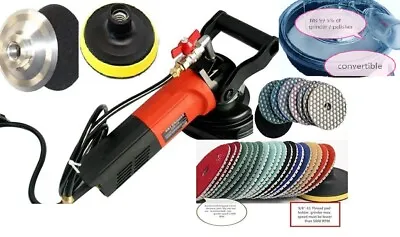 Wet Polisher DVD Dust Shroud 4  Polishing Pad 55 Marble Engineer Stone Concrete  • $279.99