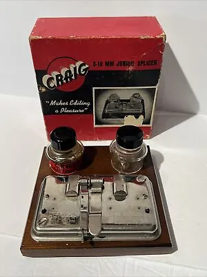 VTG Craig Movie Supply Craig JR Splicer 8-16mm Film Original Box • $22.40