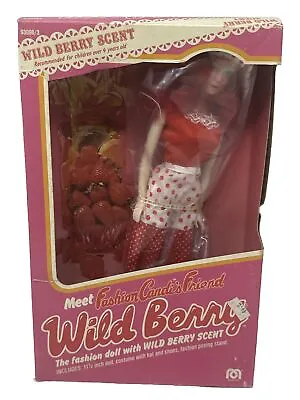 Fashion Candi's Friend Wild Berry Scented Doll 1980 Mego 93090-3 NRFB • $74