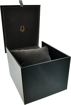$34.99 • Buy NEW One Original Bulova Watch Presentation Box Matte Grey With Pillow