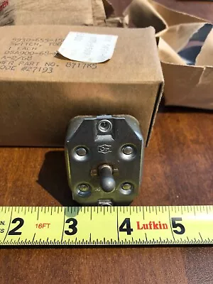 3 Pcs. CUTLER HAMMER MIL-SPEC DPST NC HEAVY DUTY TOGGLE SWITCH MS25103-25 8717K5 • $30