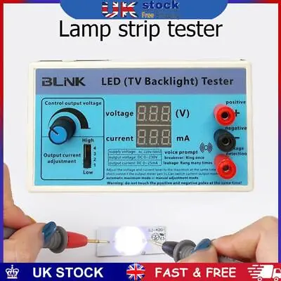 LED Lamp Strips Beads Test Tool Measurement Instrument TV Backlight Tester Meter • £19.79