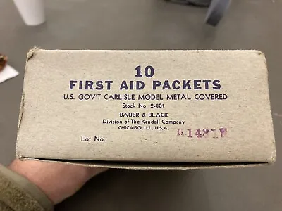 WWII NOS Carlisle First Aid Packet US Army • $20